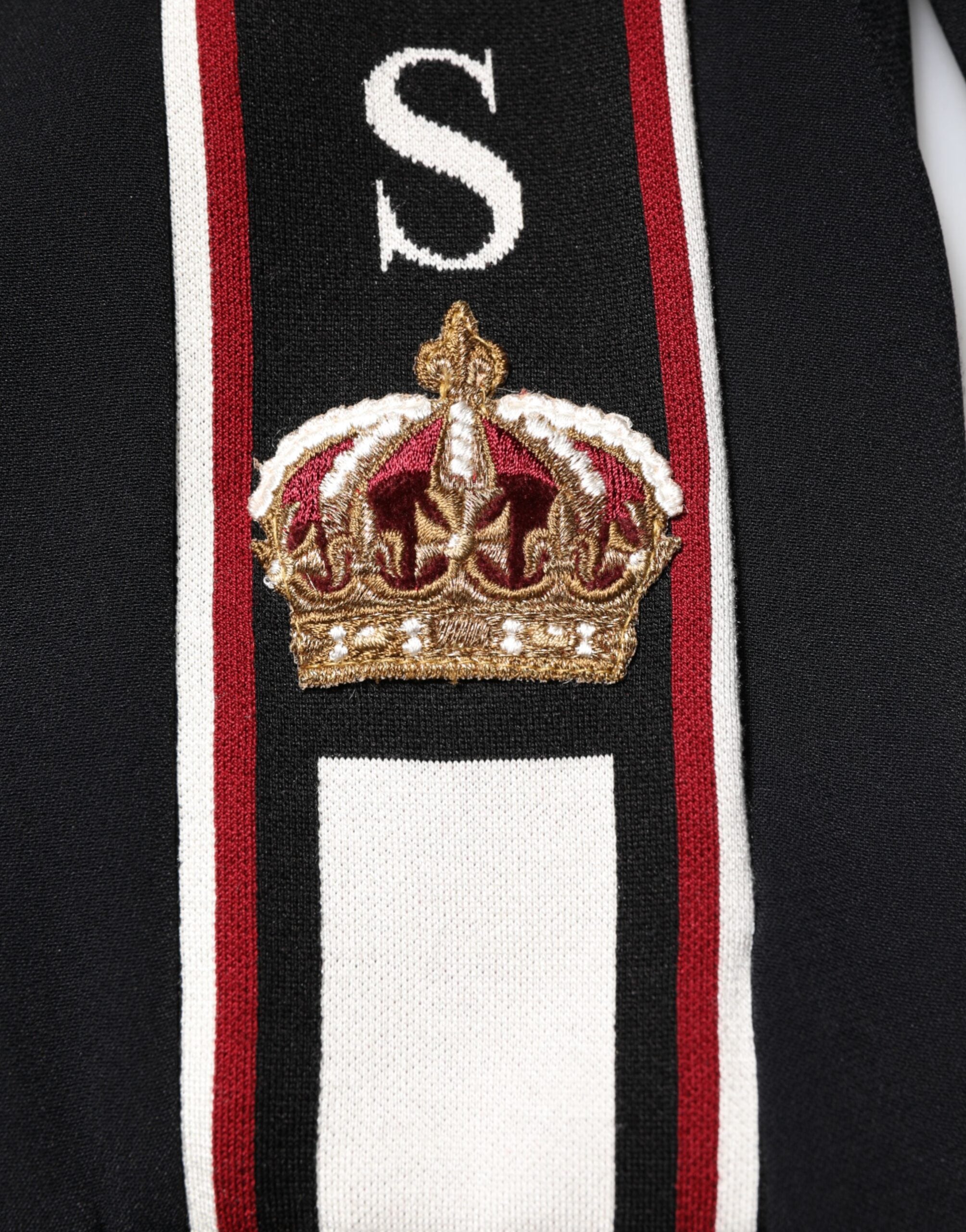 Black DG King Full Zip Sweatshirt Sweater - ventzia