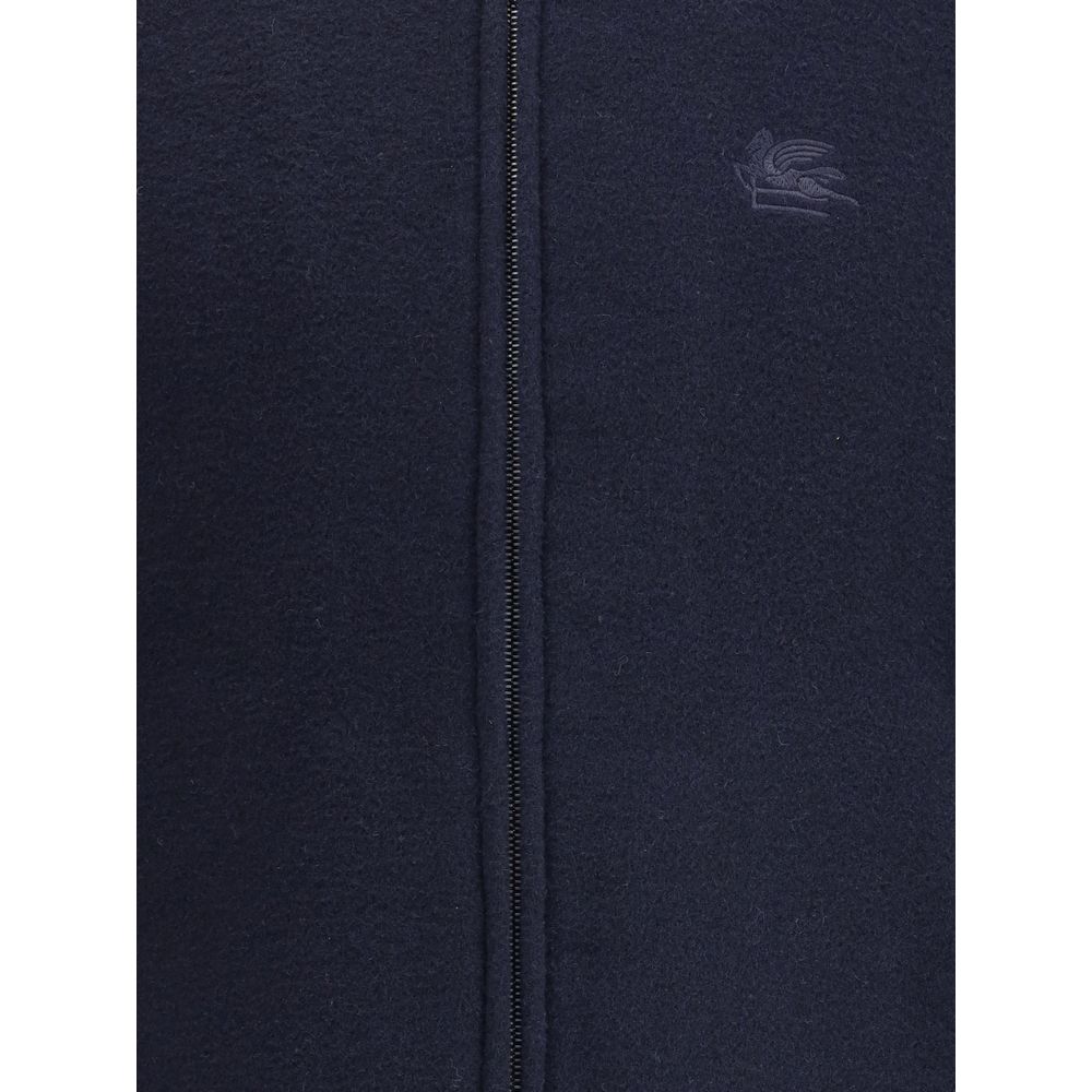 Blue Wool Bomber - ventzia