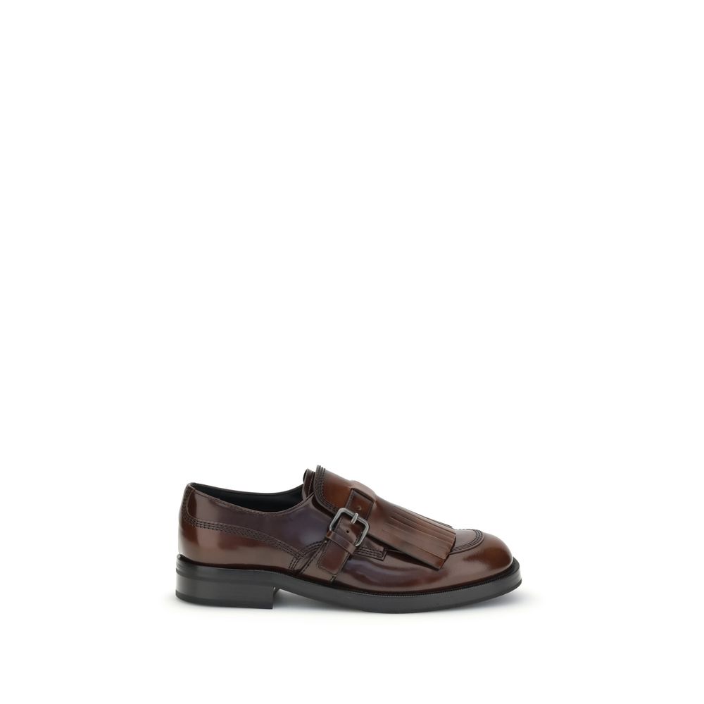 Brown Calf Leather Bos Taurus Oxfords And Derbies - ventzia