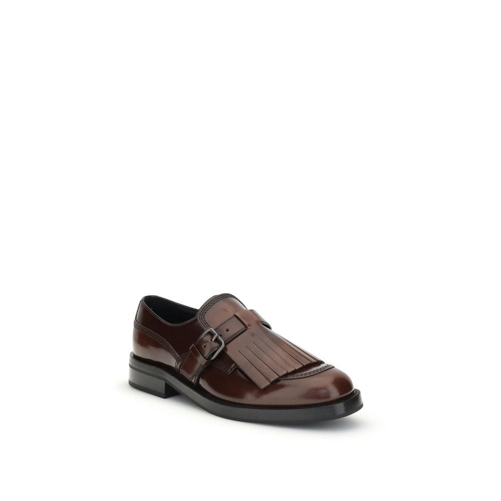 Brown Calf Leather Bos Taurus Oxfords And Derbies - ventzia
