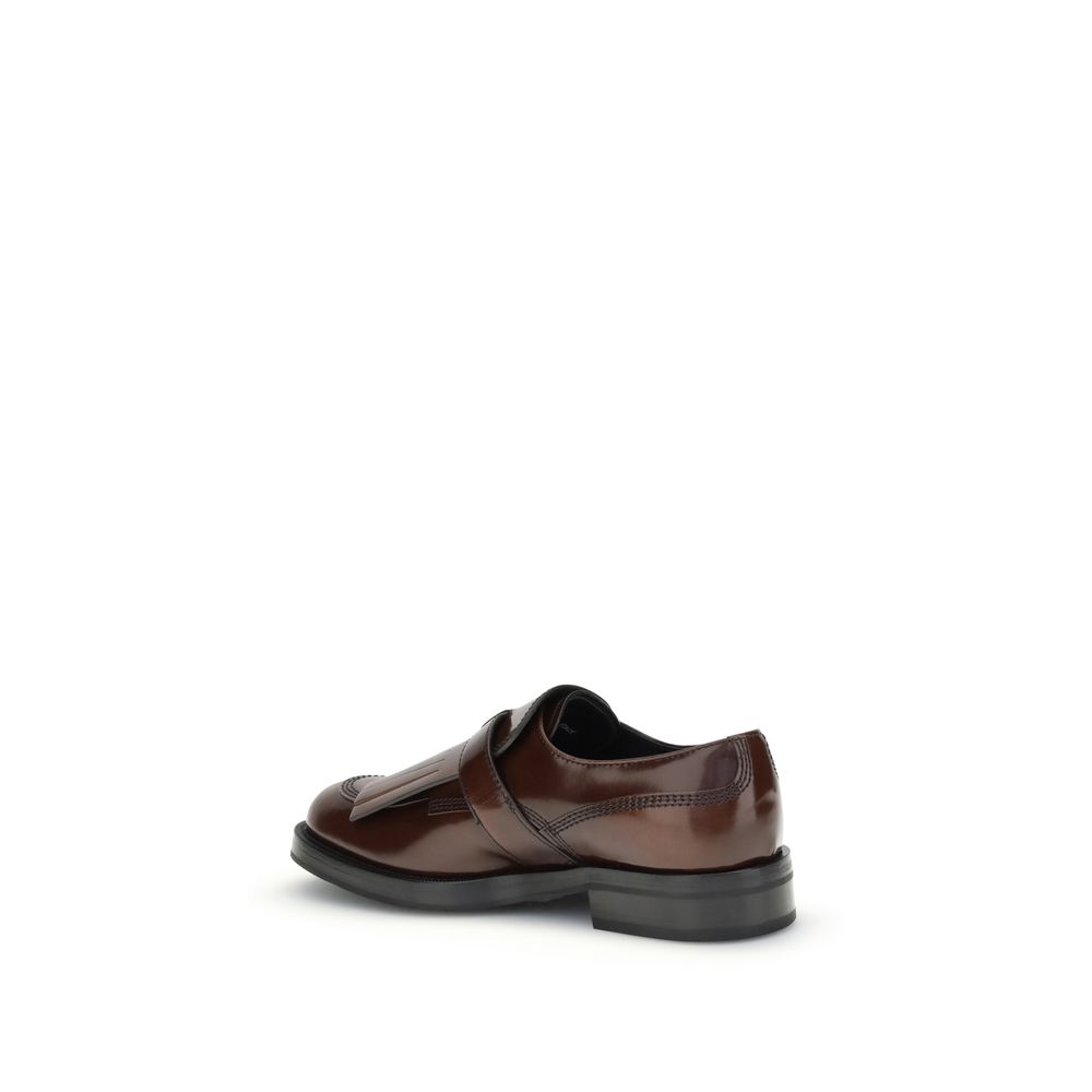 Brown Calf Leather Bos Taurus Oxfords And Derbies - ventzia