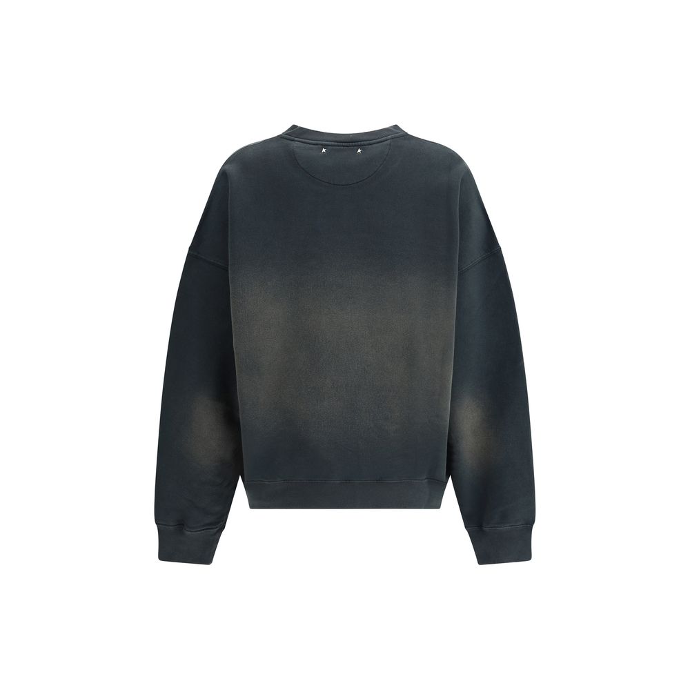 Black Cotton Sweatshirt - ventzia