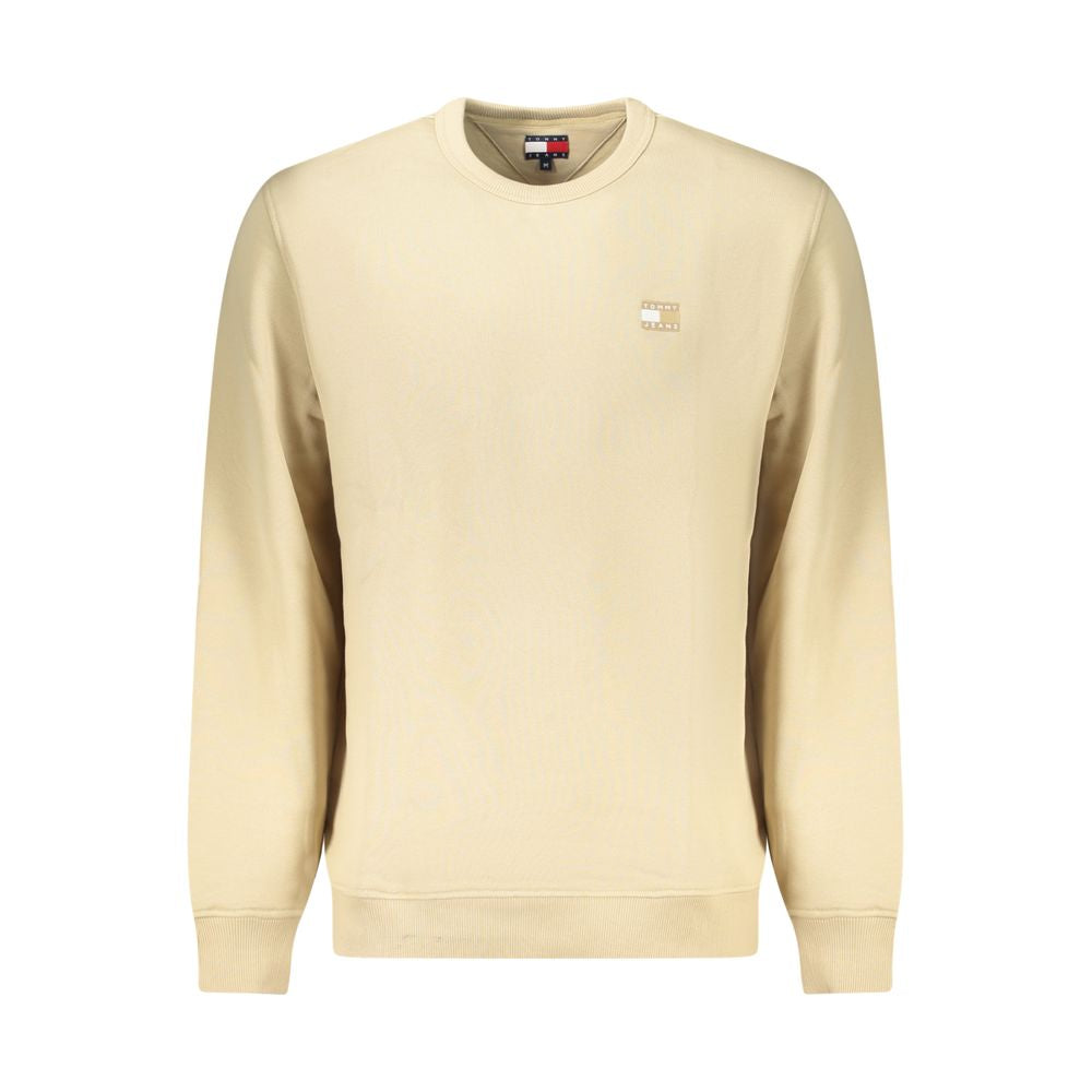 Beige Cotton Men Sweatshirt - ventzia