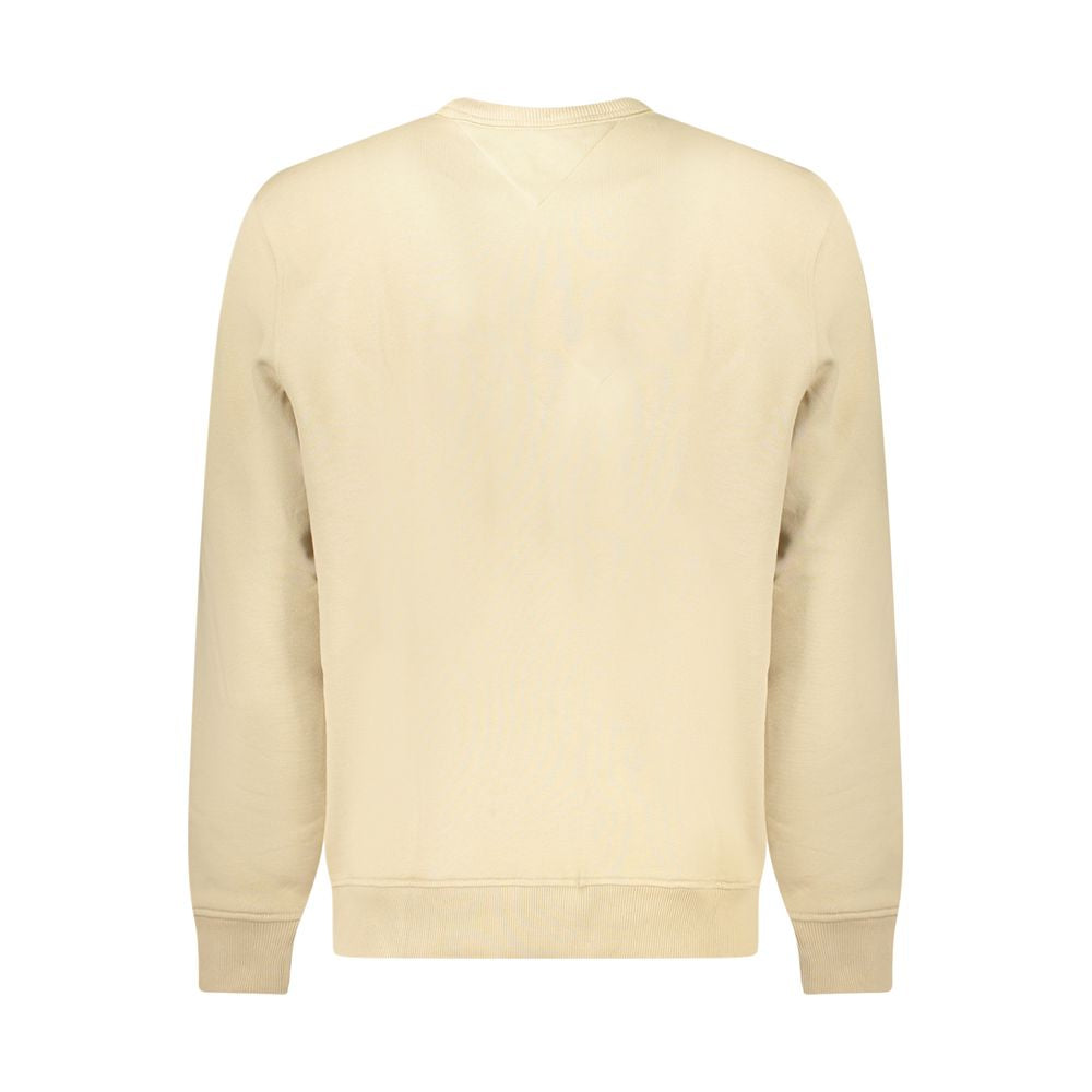 Beige Cotton Men Sweatshirt - ventzia