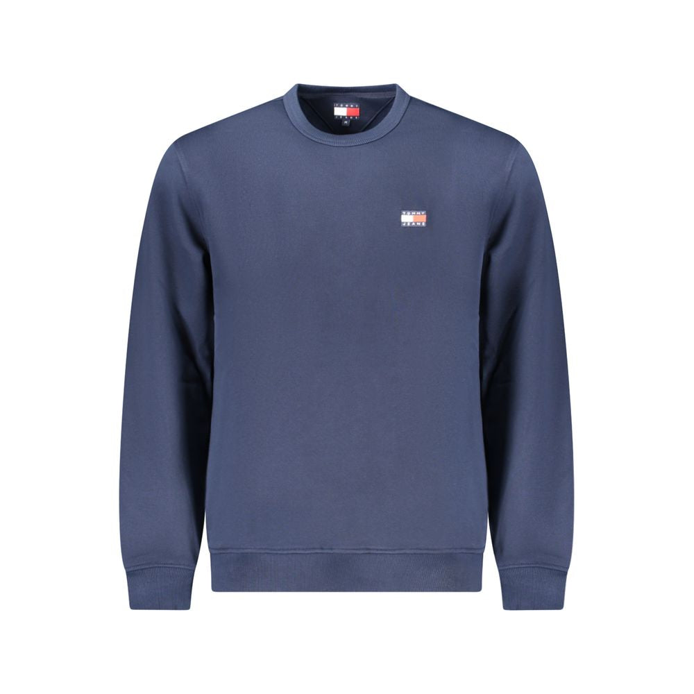 Blu Cotton Male Sweatshirt - ventzia