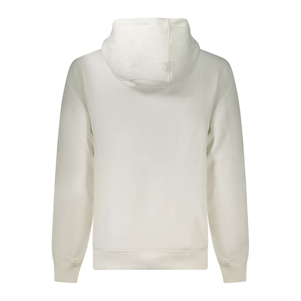 Bianco Cotton Men's Hoodie Sweatshirt - ventzia