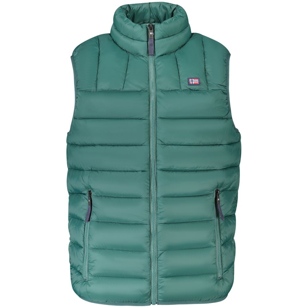 Verde Poliammide Men's Vest - ventzia