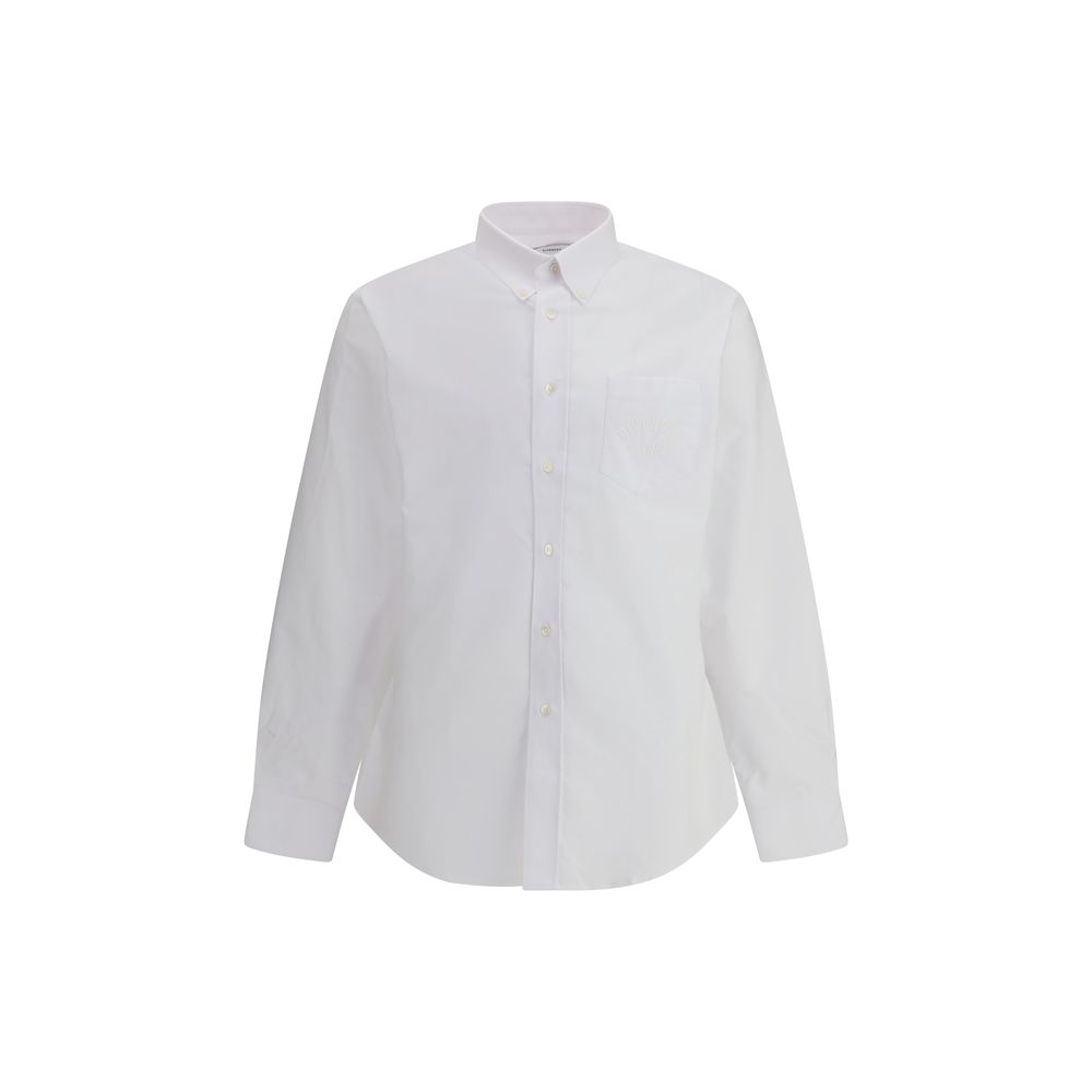 White Cotton Dress Shirt - ventzia