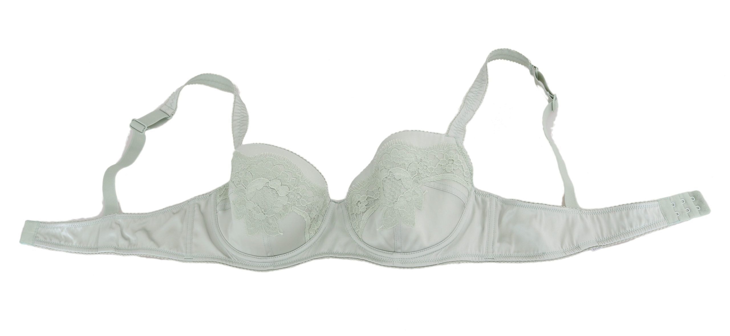 Elegant Floral Lace Silk Bra - ventzia