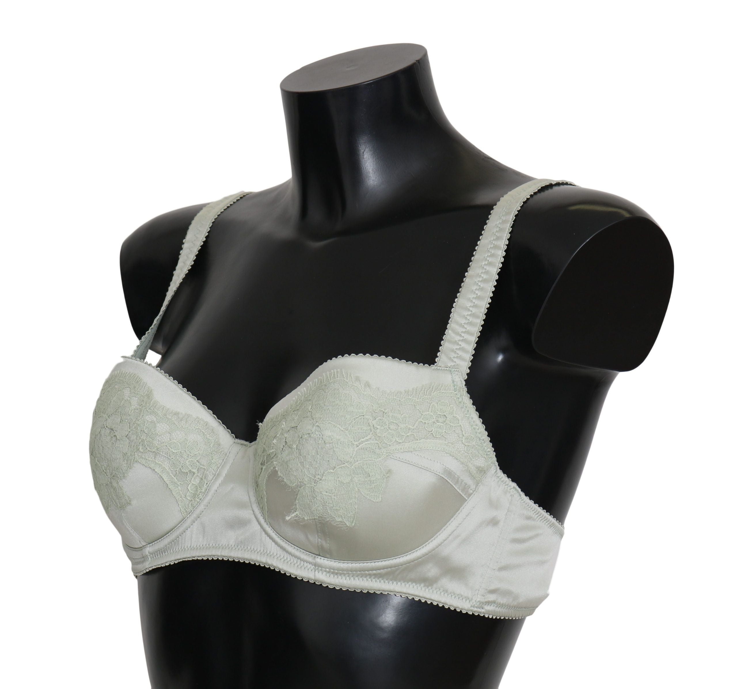 Elegant Floral Lace Silk Bra - ventzia