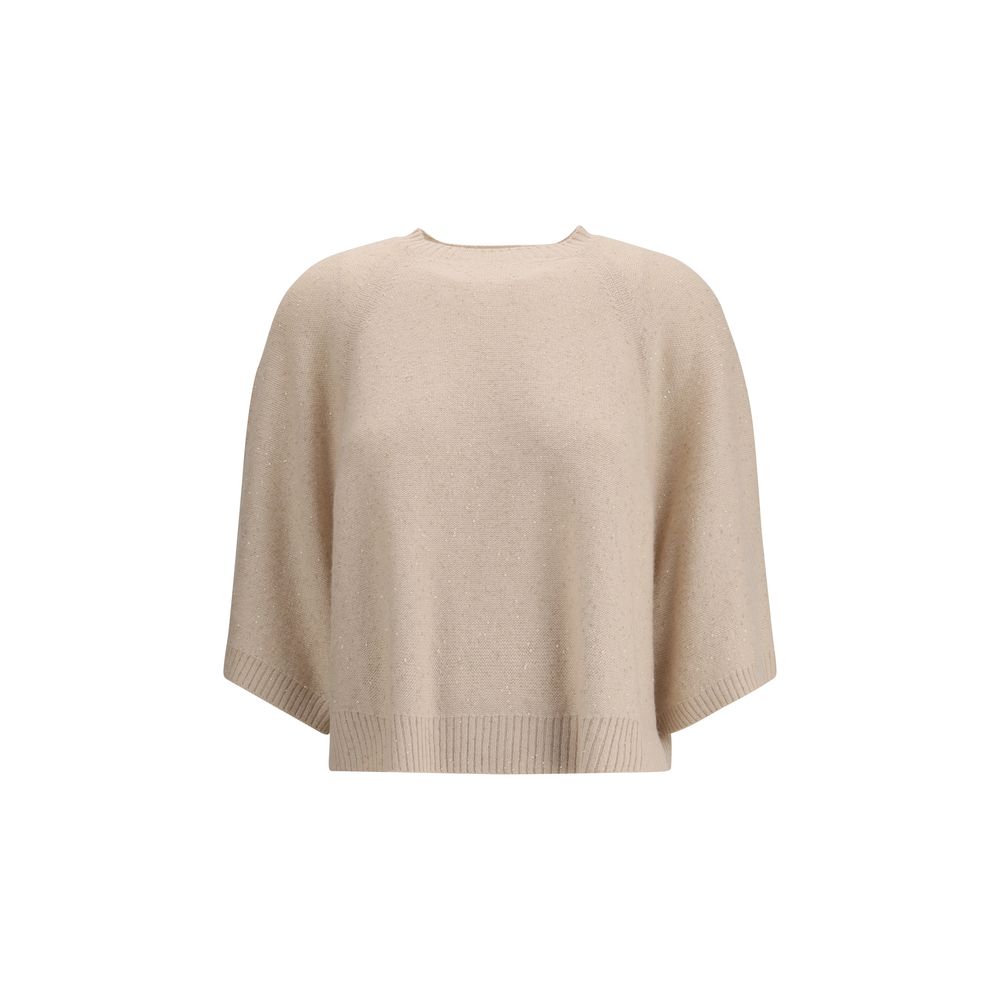 Beige Fleece Wool Sweatshirt - ventzia
