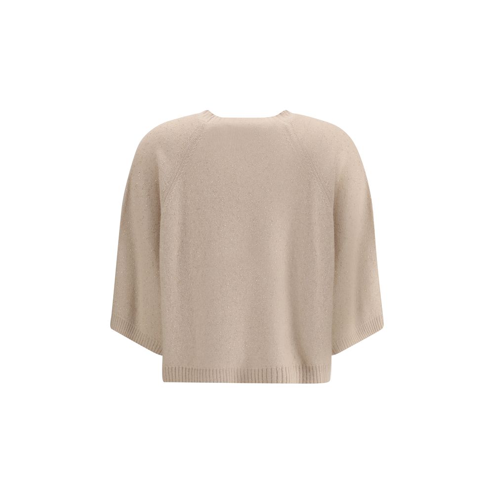 Beige Fleece Wool Sweatshirt - ventzia