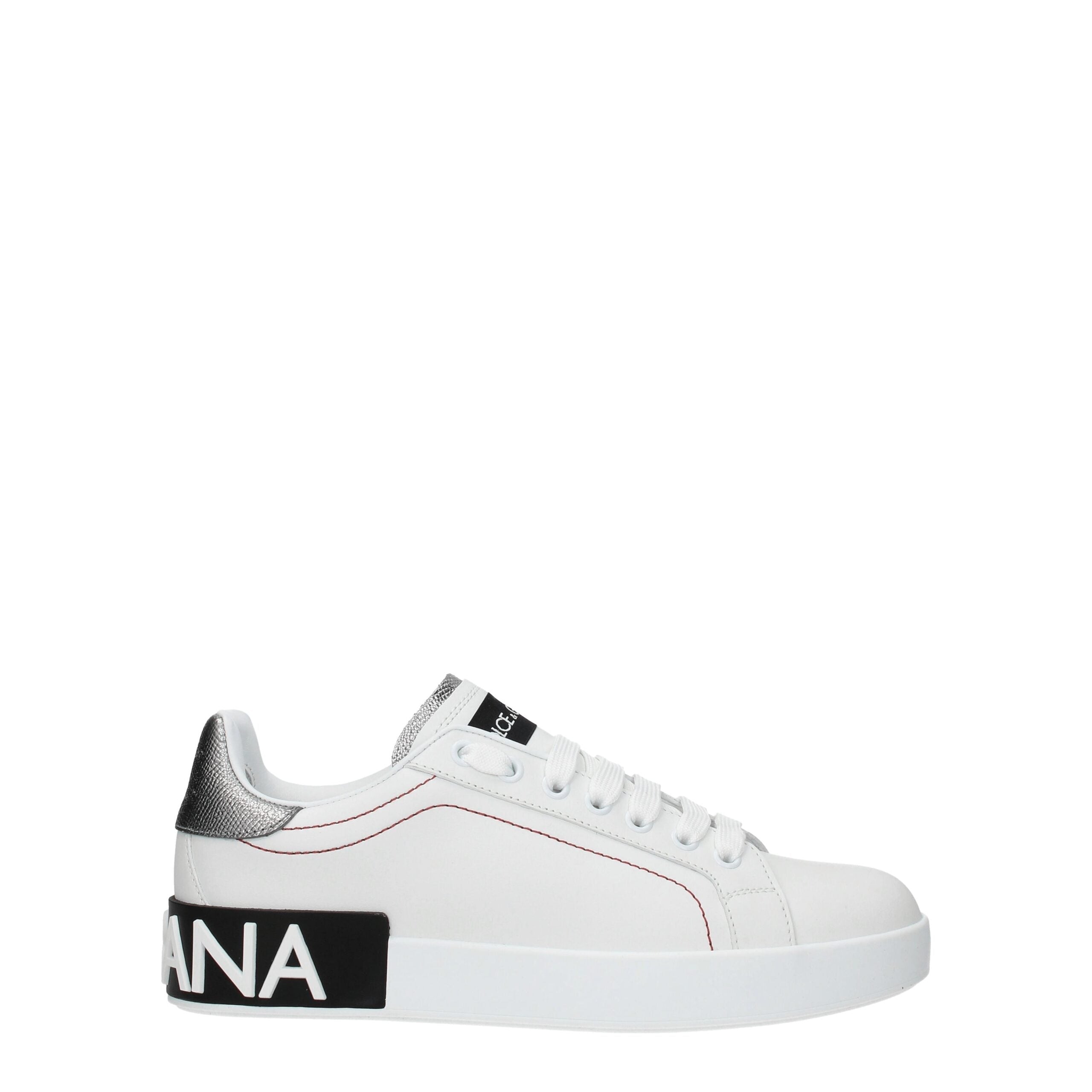 White Leather Low Top Sneakers - ventzia
