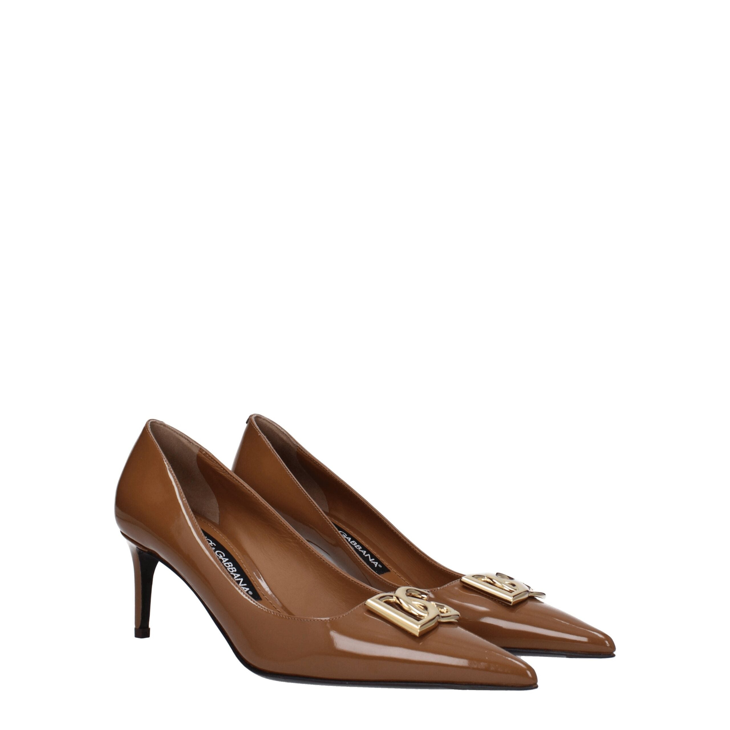 Brown Leather High Heel Pumps - ventzia