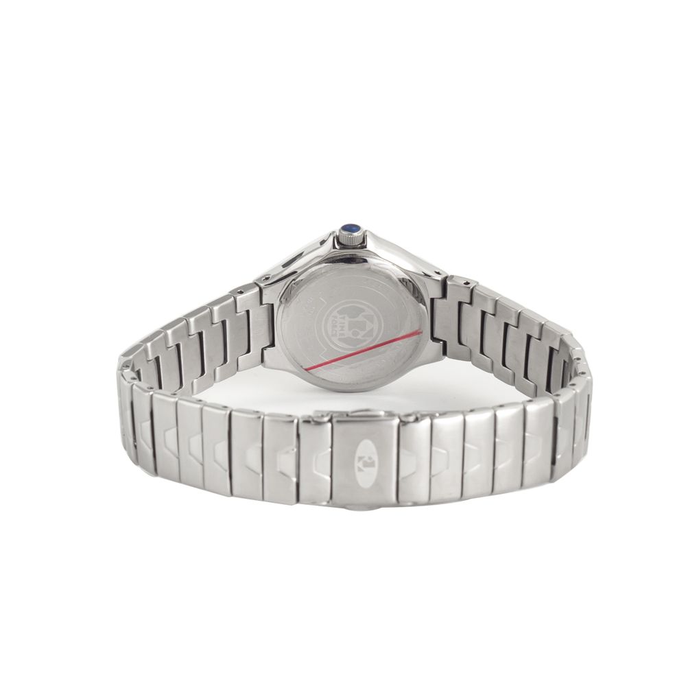 Silver Stainless Steel Dress Watch - ventzia