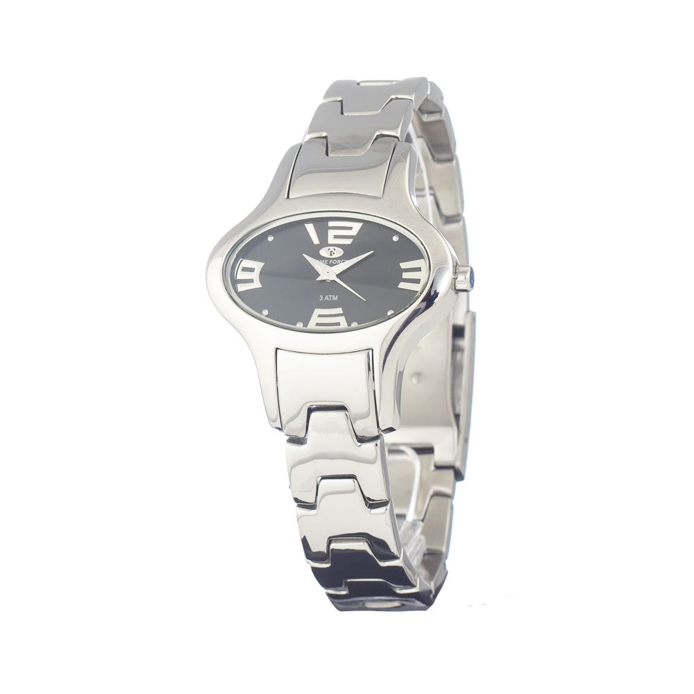 Silver Stainless Steel Dress Watch - ventzia