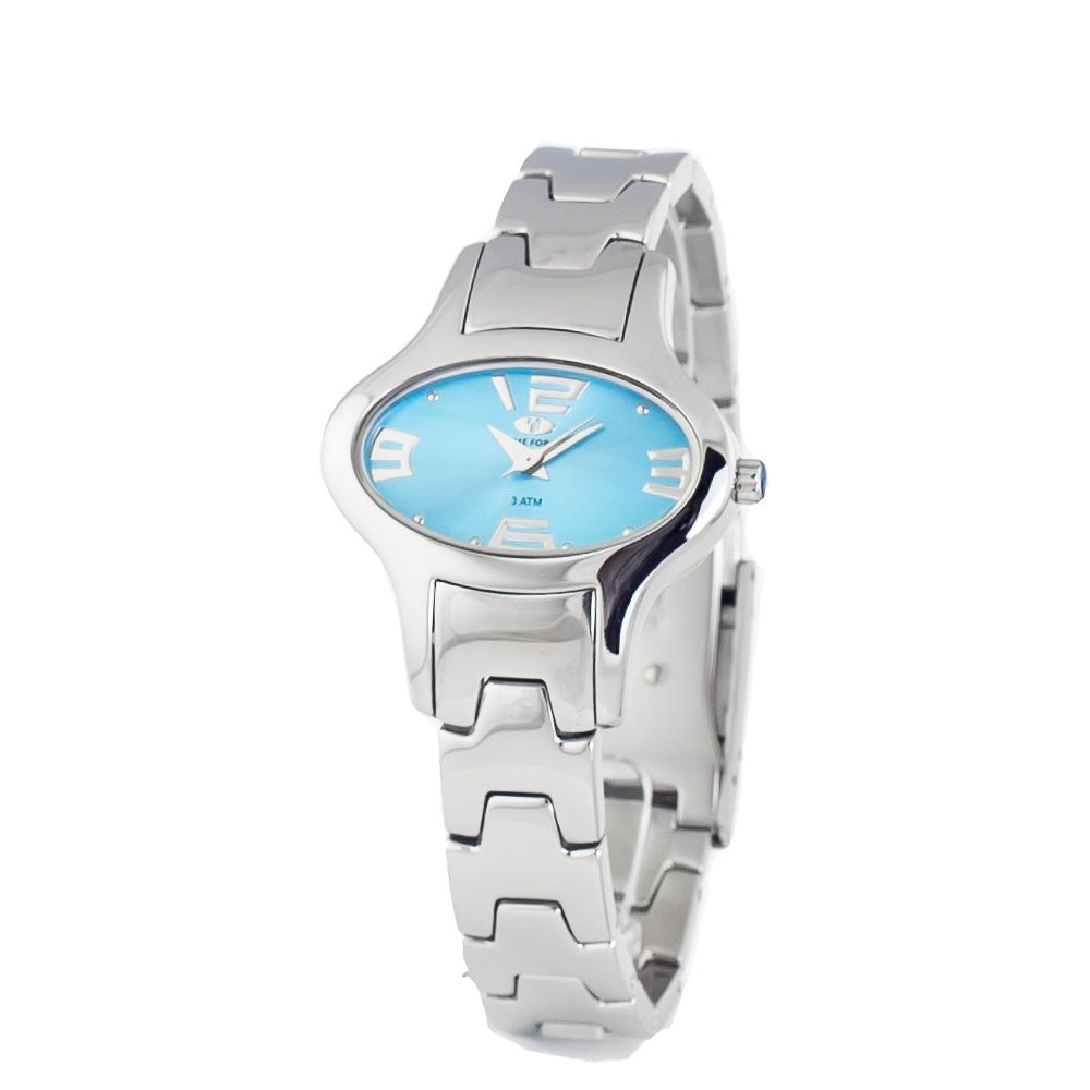 Silver Stainless Steel Dress Watch - ventzia