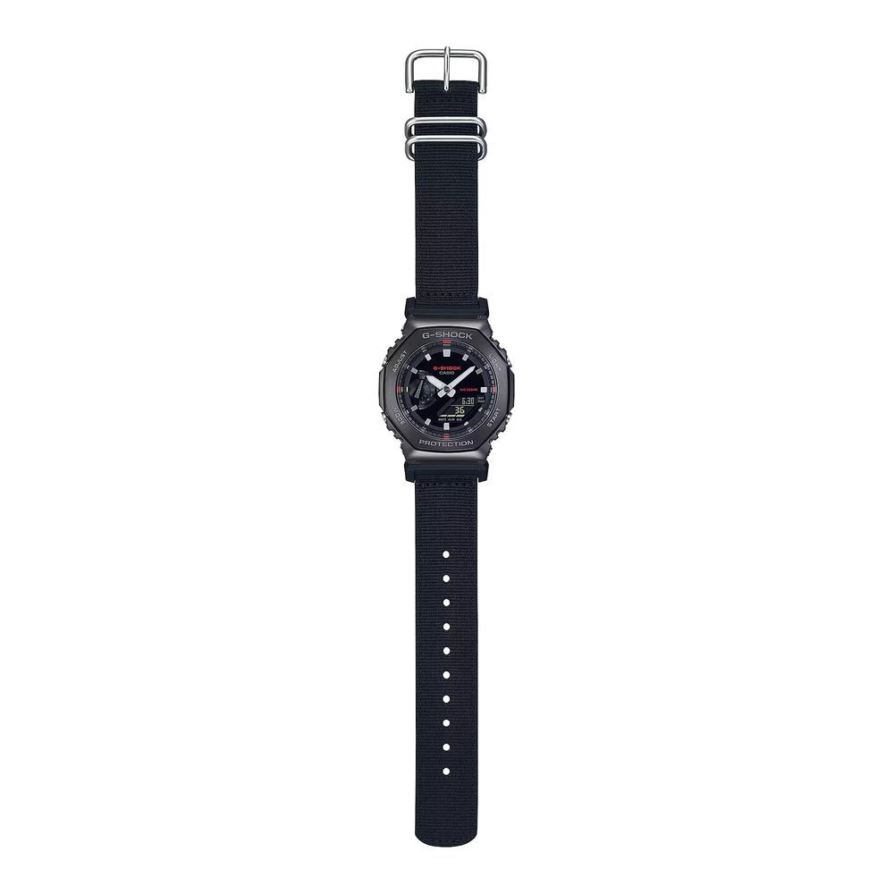 Black Fabric Sport Watch - ventzia