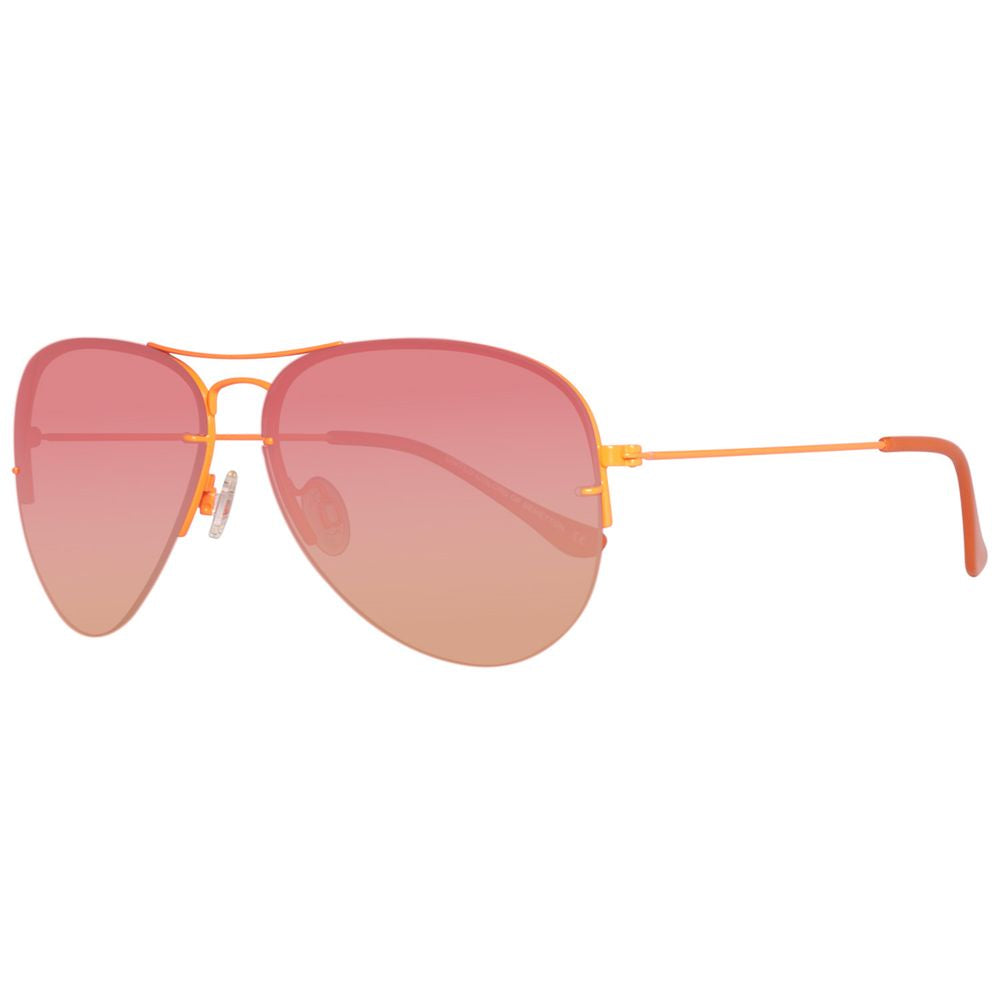 Orange Metal Sunglasses - ventzia