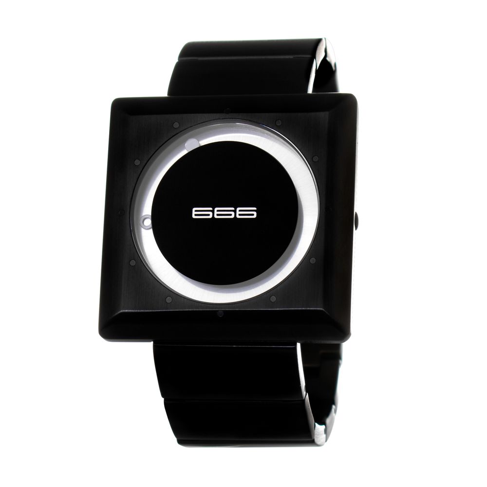 Black Stainless Steel Dress Watch - ventzia