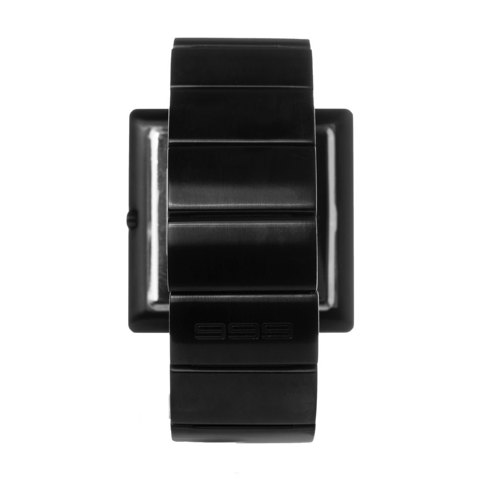 Black Stainless Steel Dress Watch - ventzia