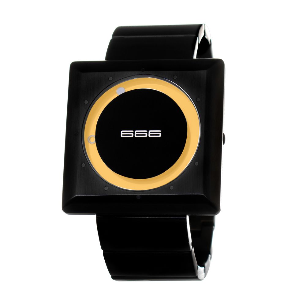 Black Stainless Steel Dress Watch - ventzia