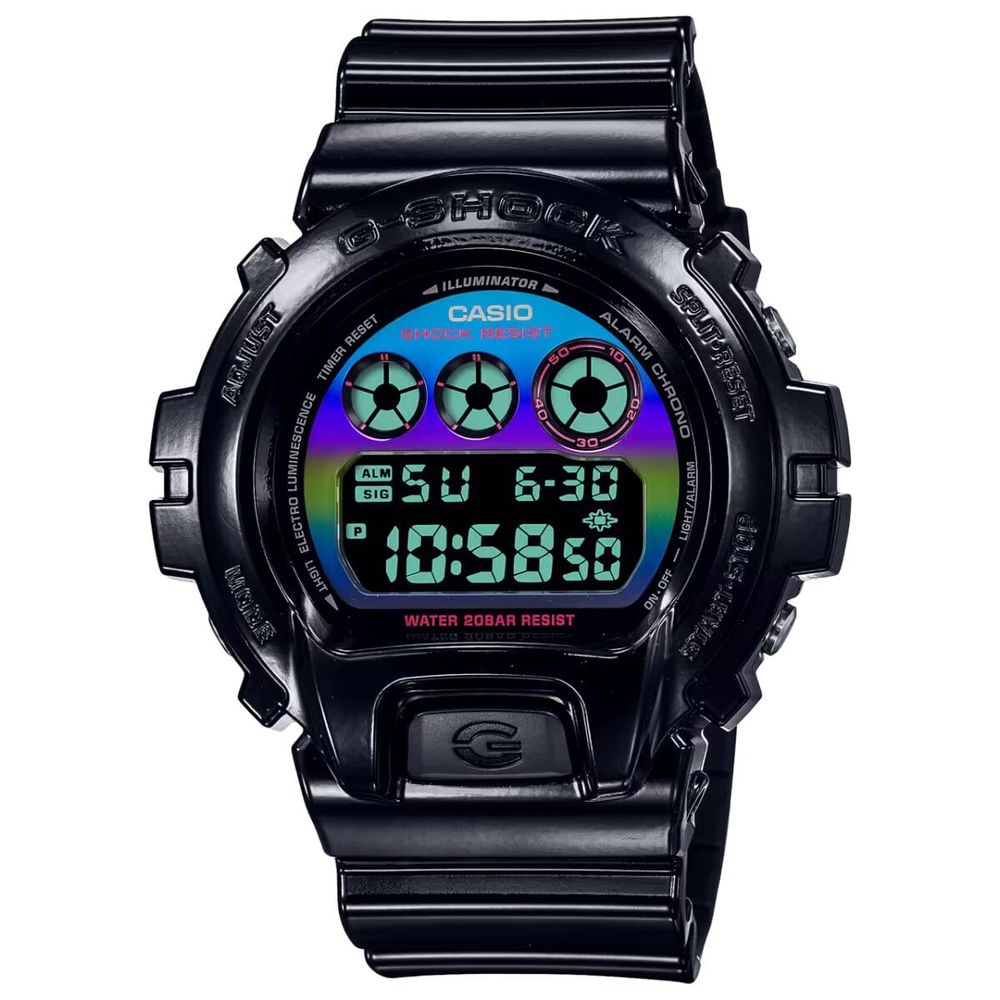 Black Resin Digital Watch - ventzia