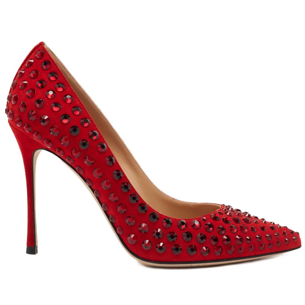 Red Calfskin Pump - ventzia
