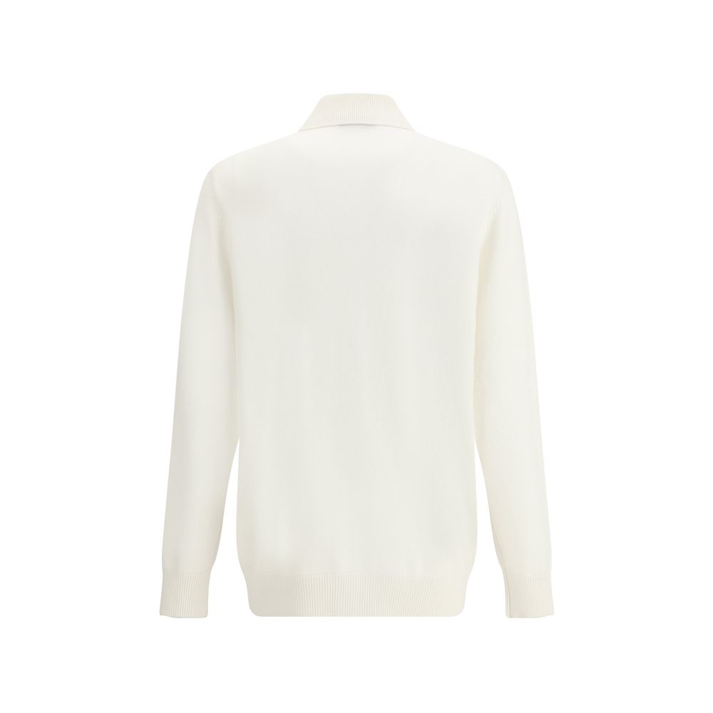 White Cashmere Cardigan - ventzia