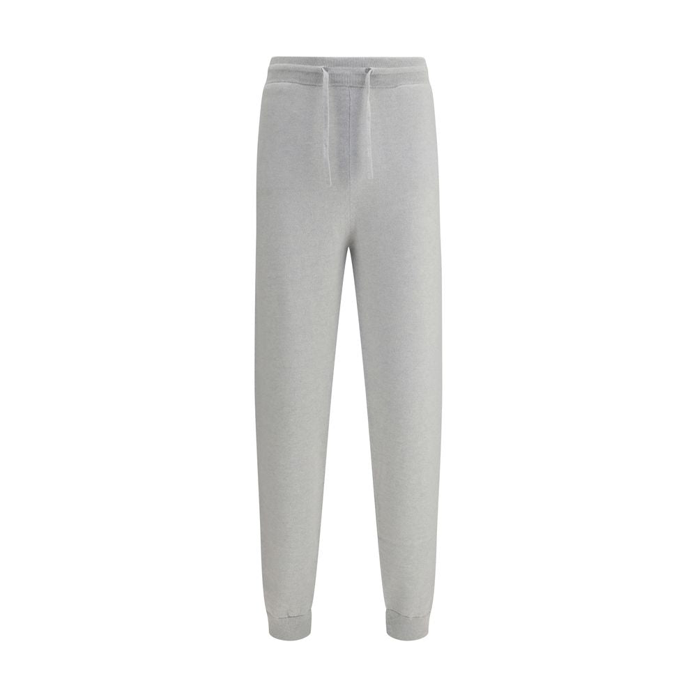 Gray Elastane Casual Pants - ventzia