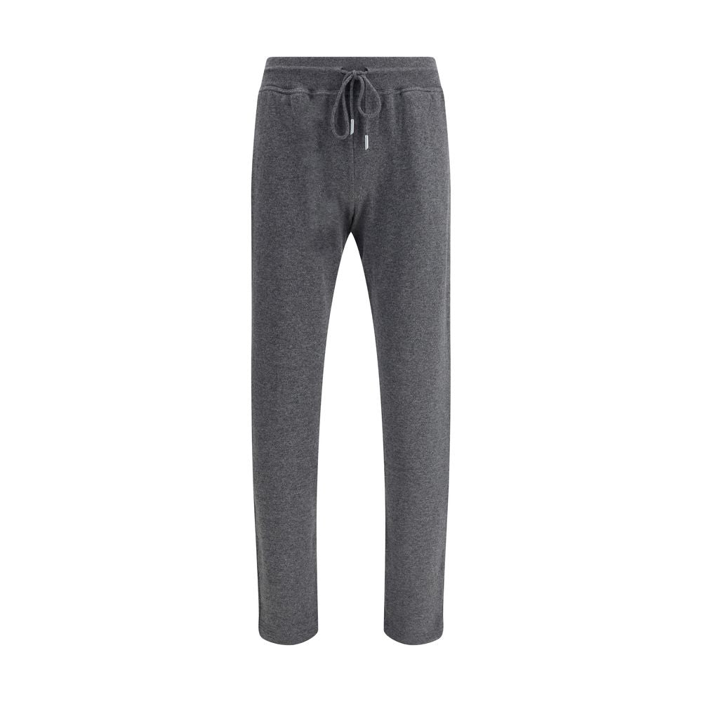 Gray Cashmere Casual Pants - ventzia