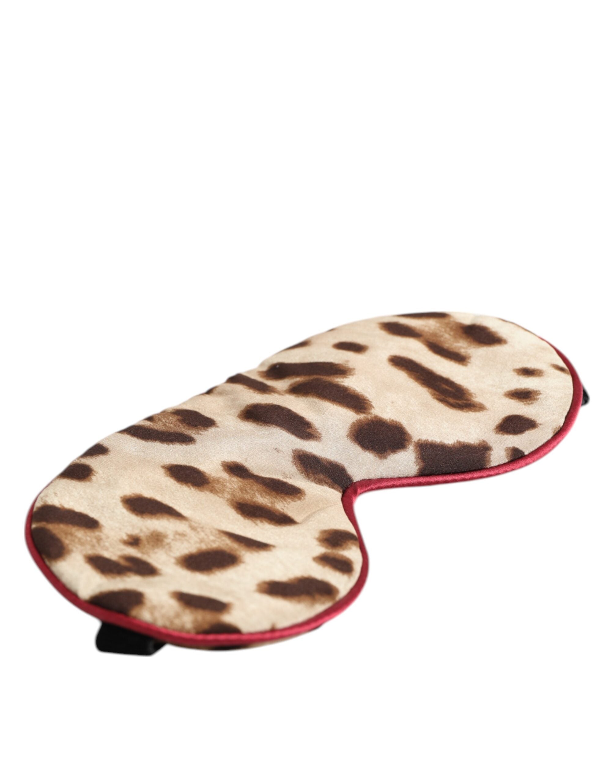 Brown Leopard Print Silk Women Accessory Sleep Eye Mask - ventzia