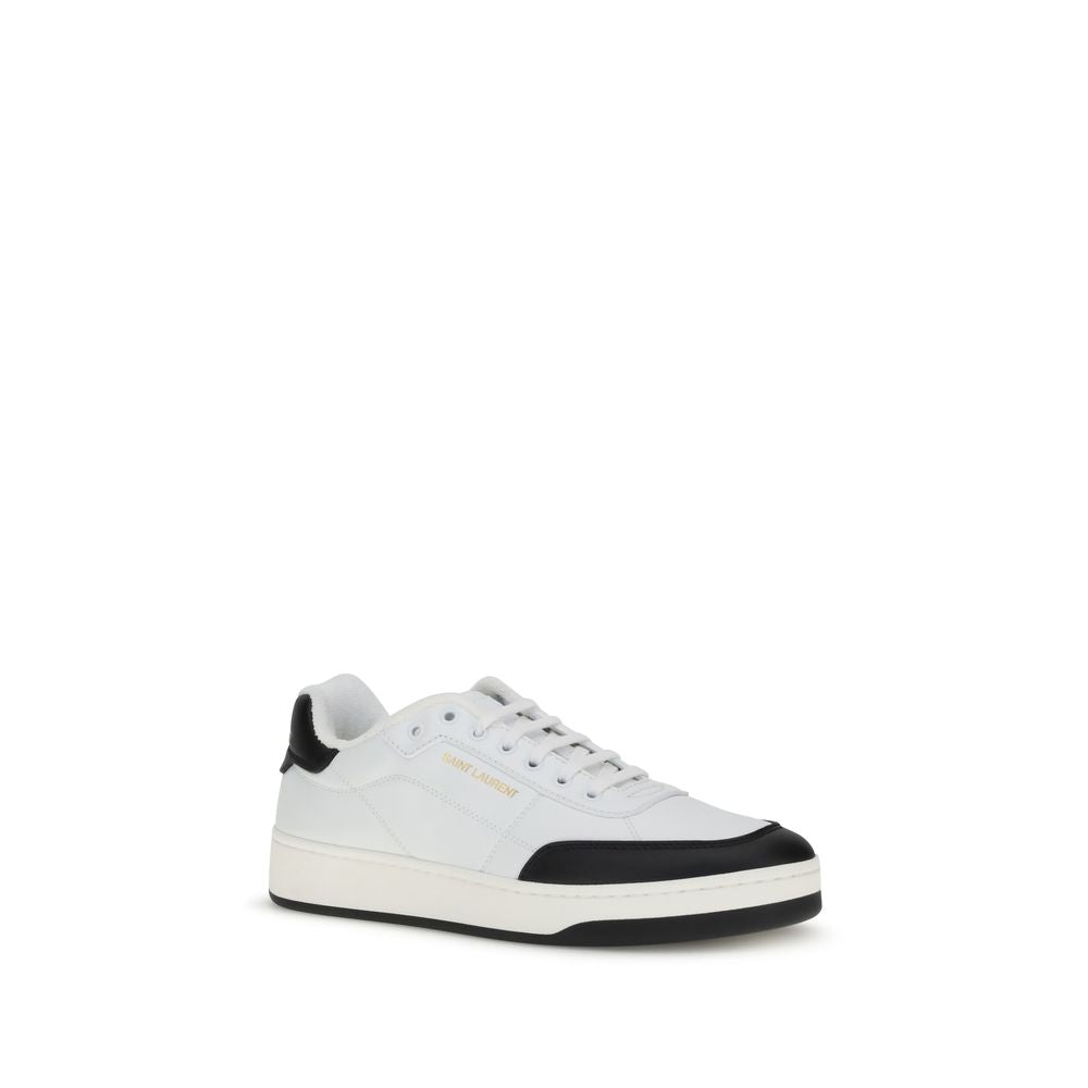 White Calf Leather Bos Taurus Low Top Sneakers - ventzia