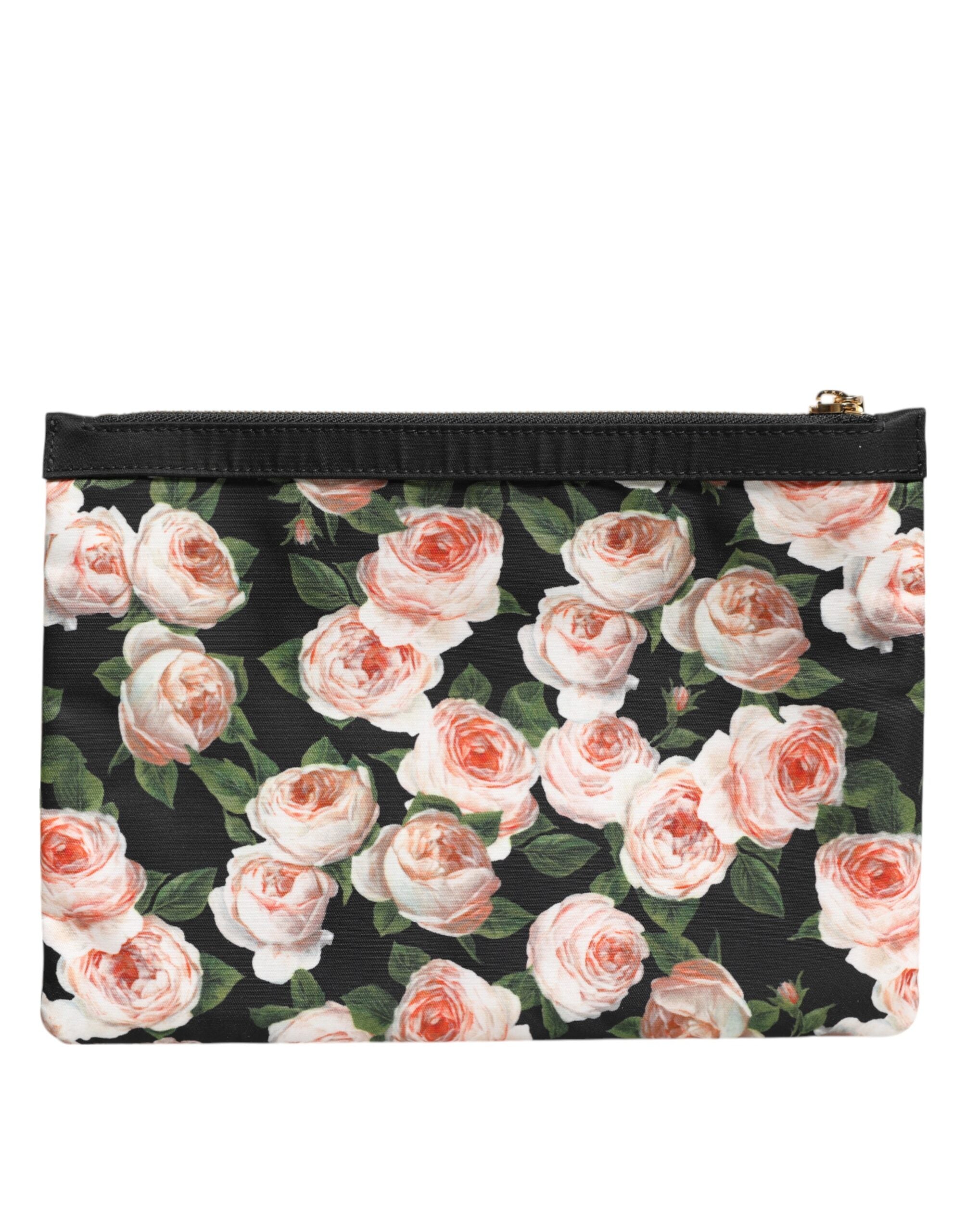 Multicolor Floral DG Plaque Clutch Women Pouch Borse Bag - ventzia