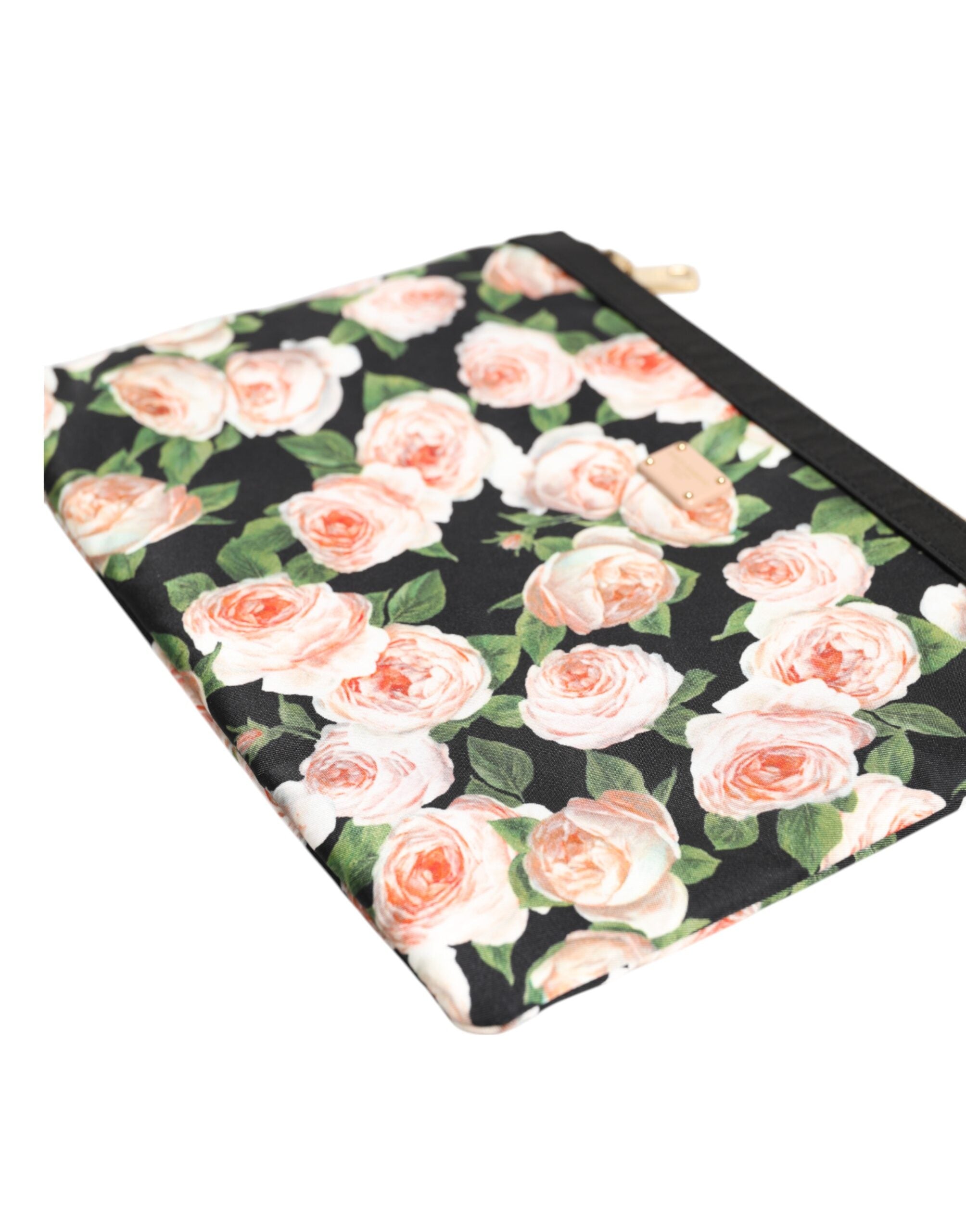 Multicolor Floral DG Plaque Clutch Women Pouch Borse Bag - ventzia