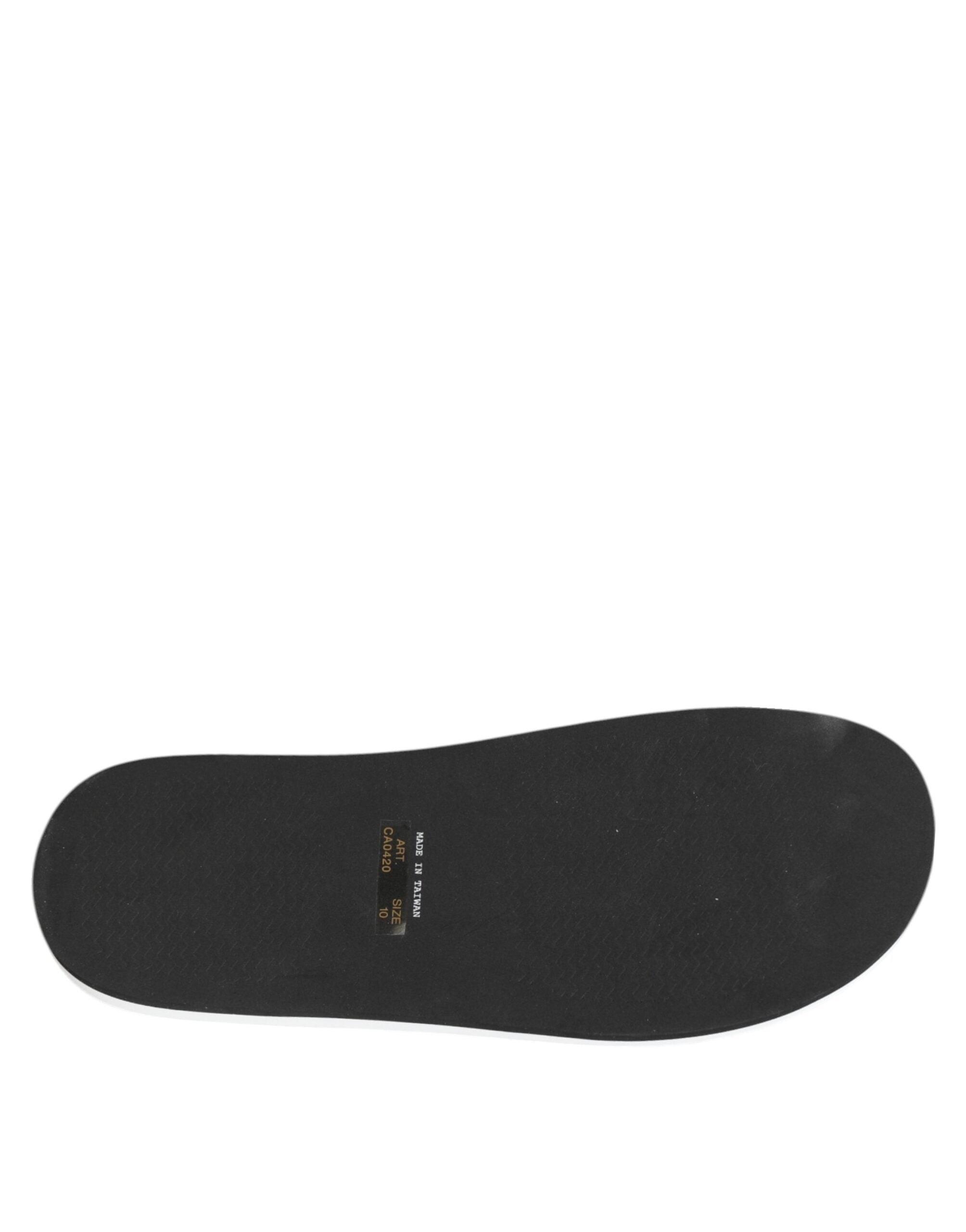 Black White Logo Beachwear Flats Slipper Shoes - ventzia