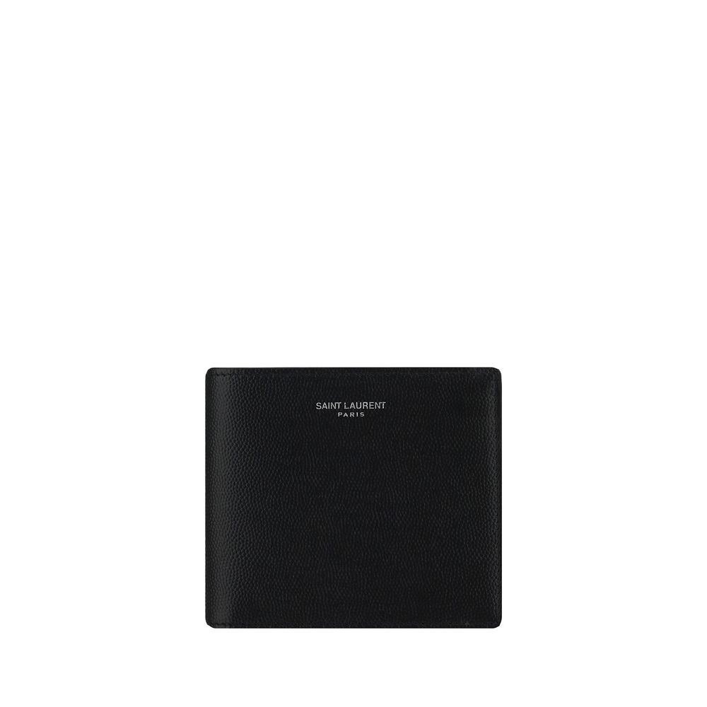 Black Calf Leather Bos Taurus Wallet - ventzia