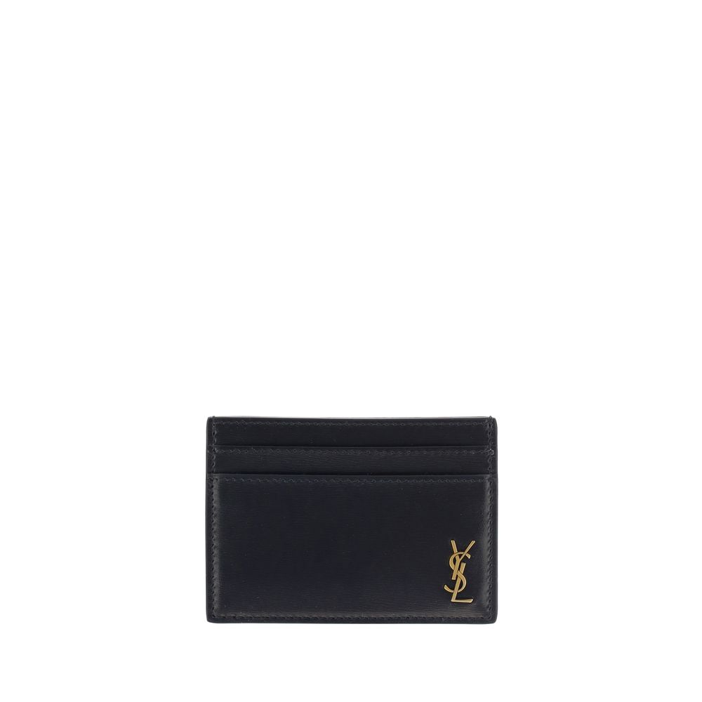 Black Calf Leather Bos Taurus Wallet - ventzia