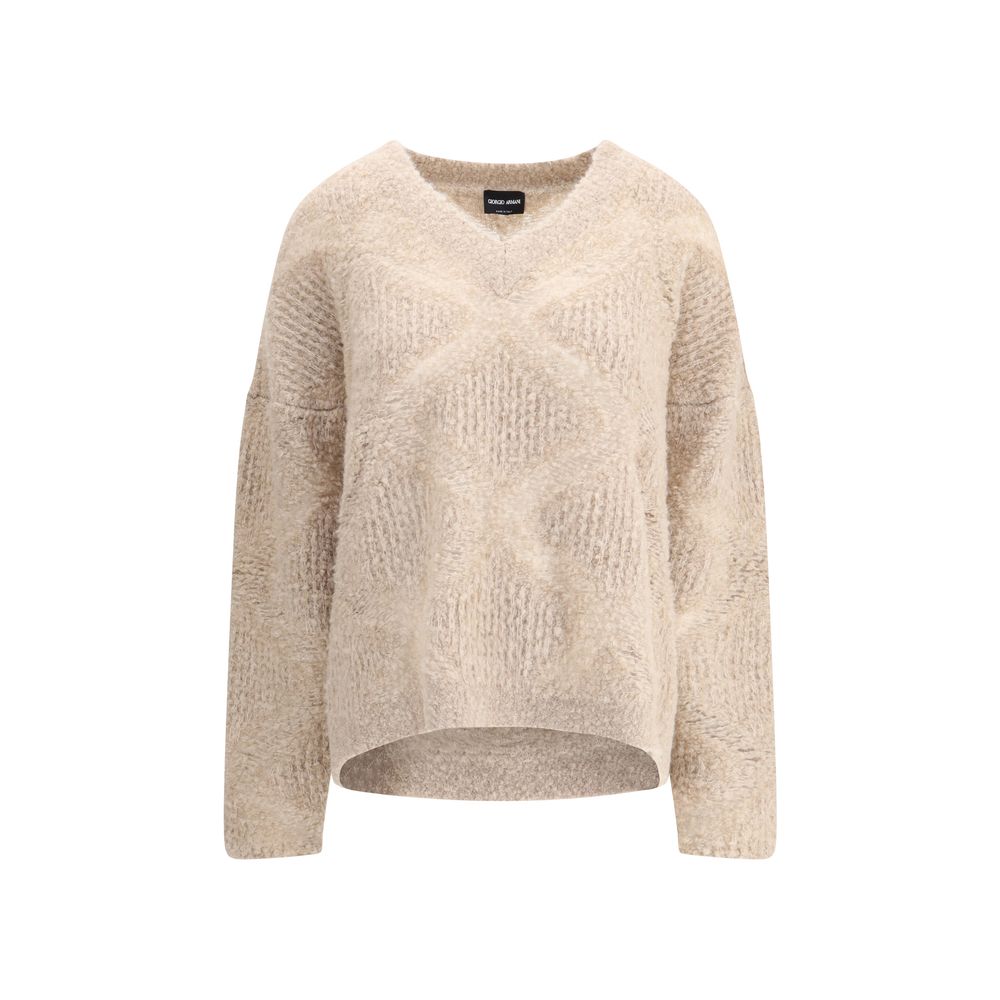 Cream Cashmere Cashmere Sweater - ventzia