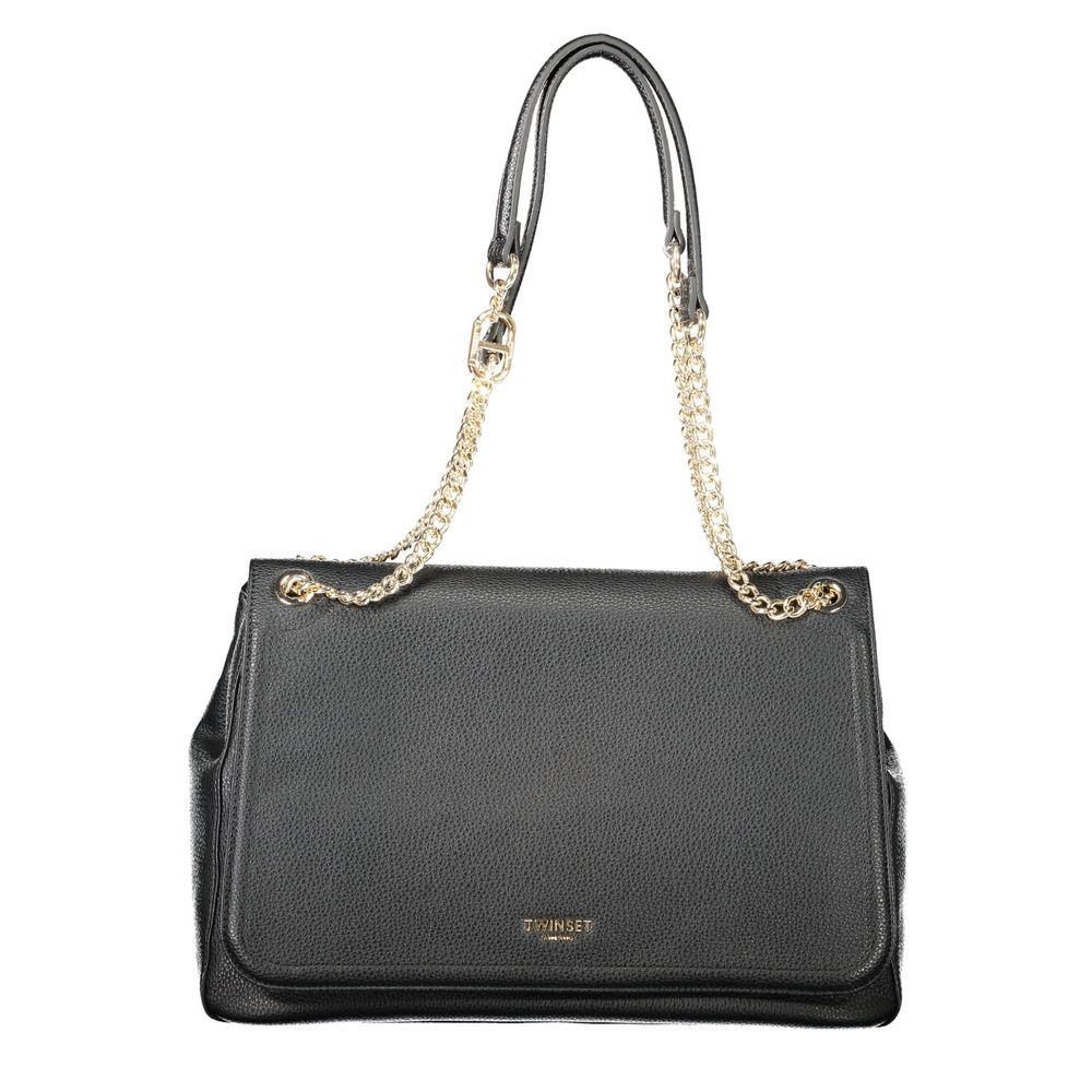 Nero Polyurethane Women Shoulder Bag - ventzia