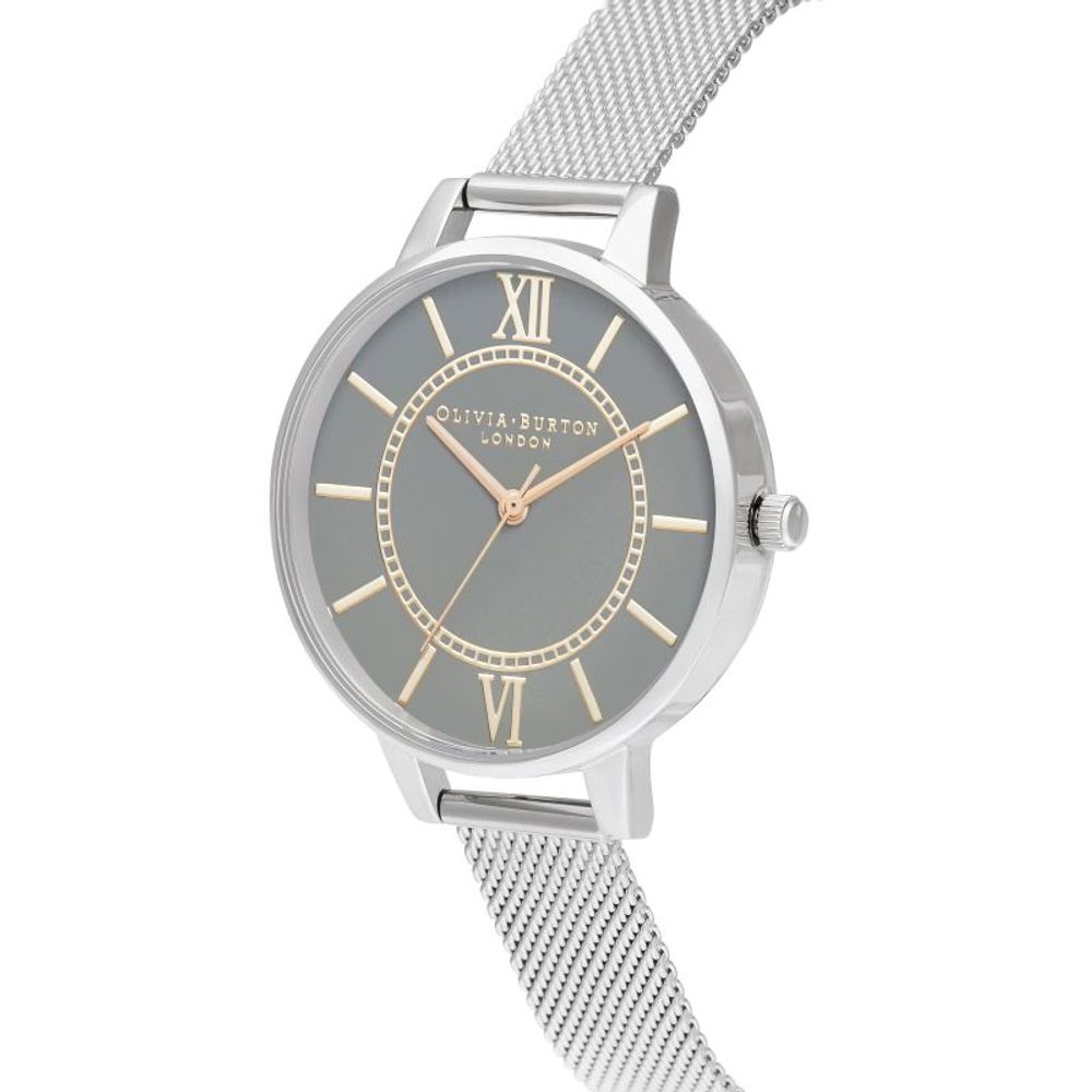 Silver Stainless Steel Dress Watch - ventzia