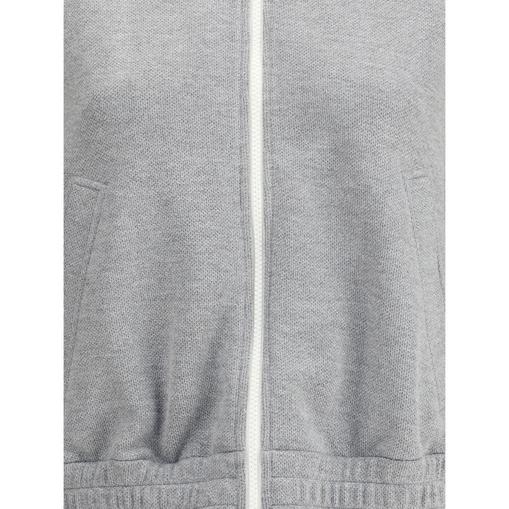 Gray Viscose Sweatshirt