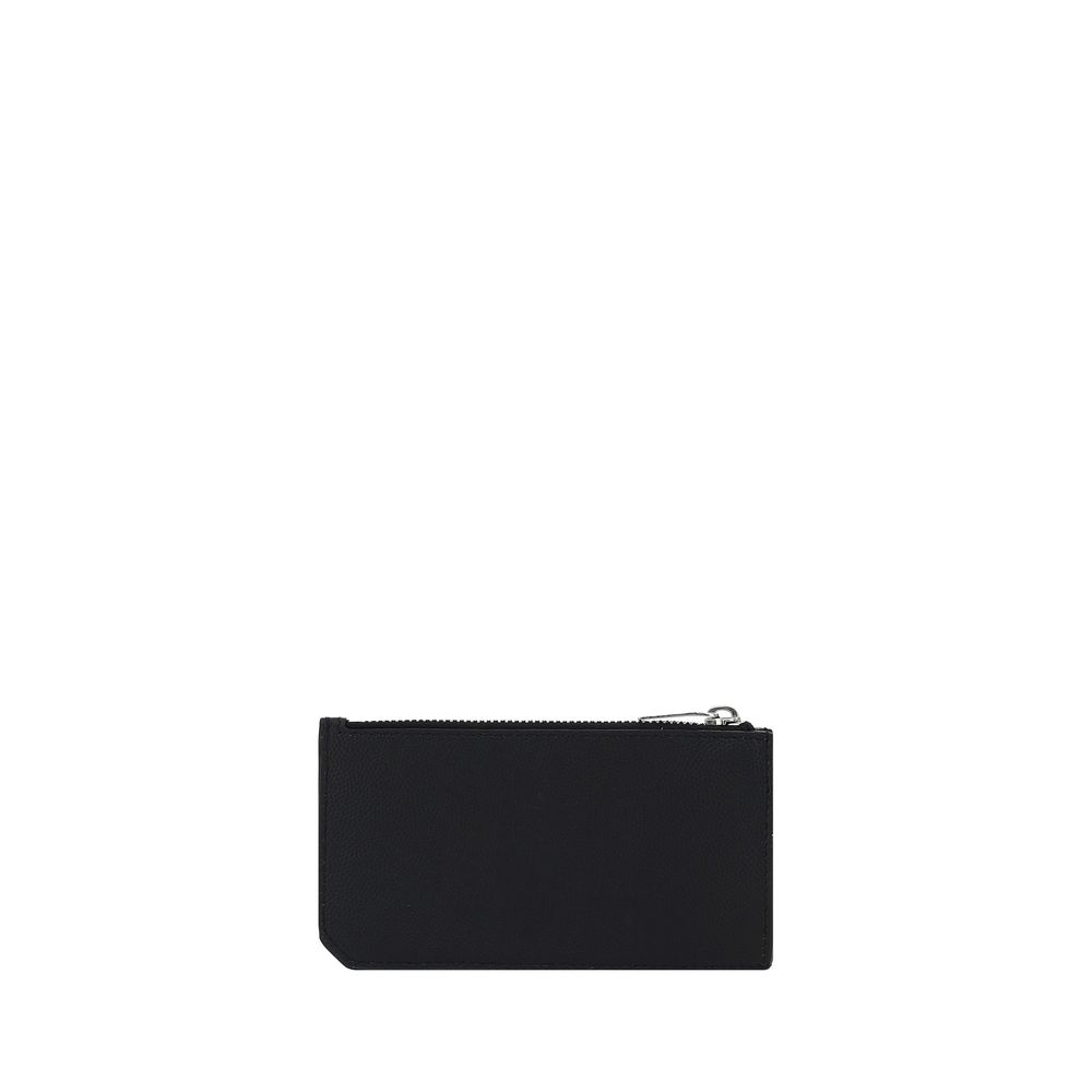 Black Calf Leather Bos Taurus Wallet - ventzia