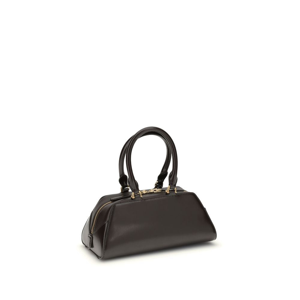 Brown Calf Leather Bos Taurus Handbag - ventzia