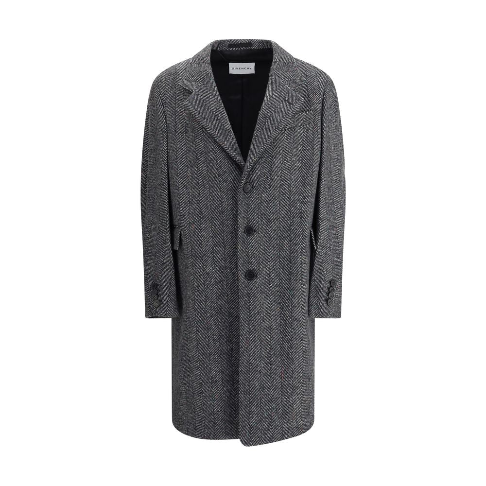Gray Wool Coat - ventzia