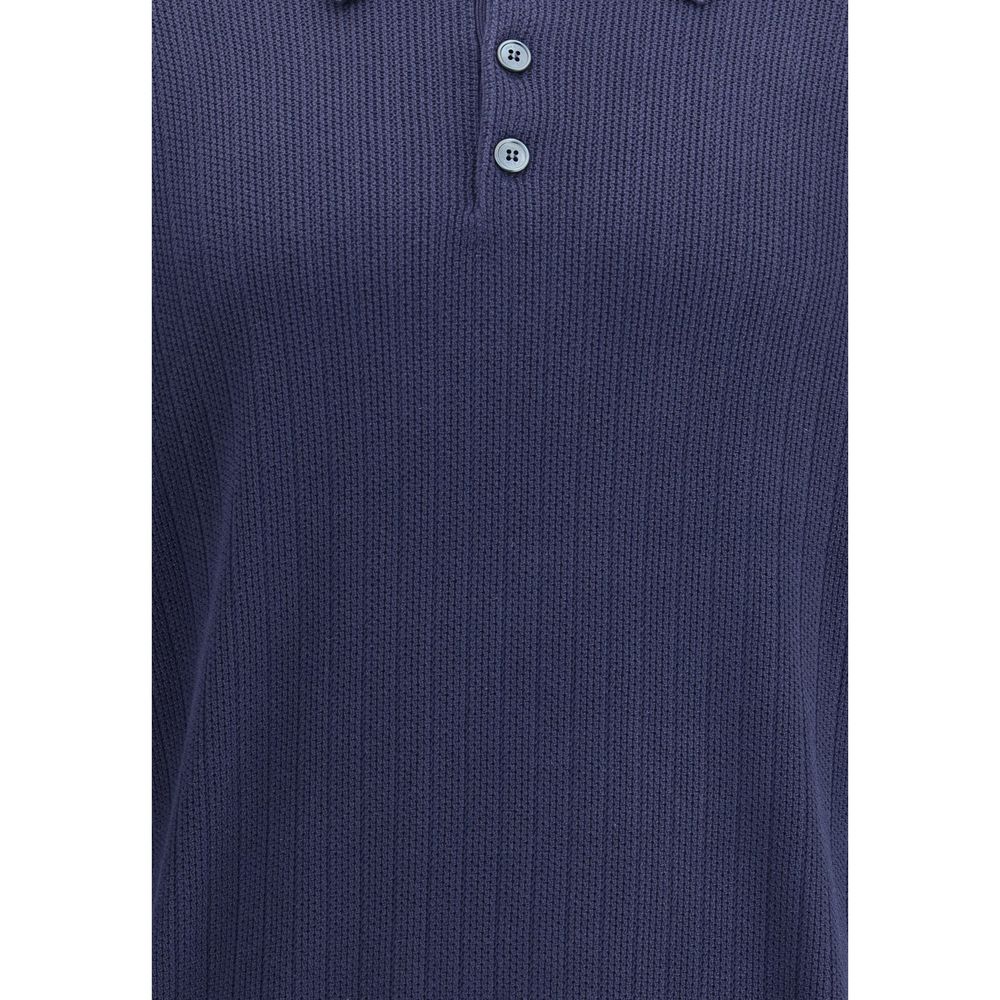 Blue Cotton Sweatshirt - ventzia