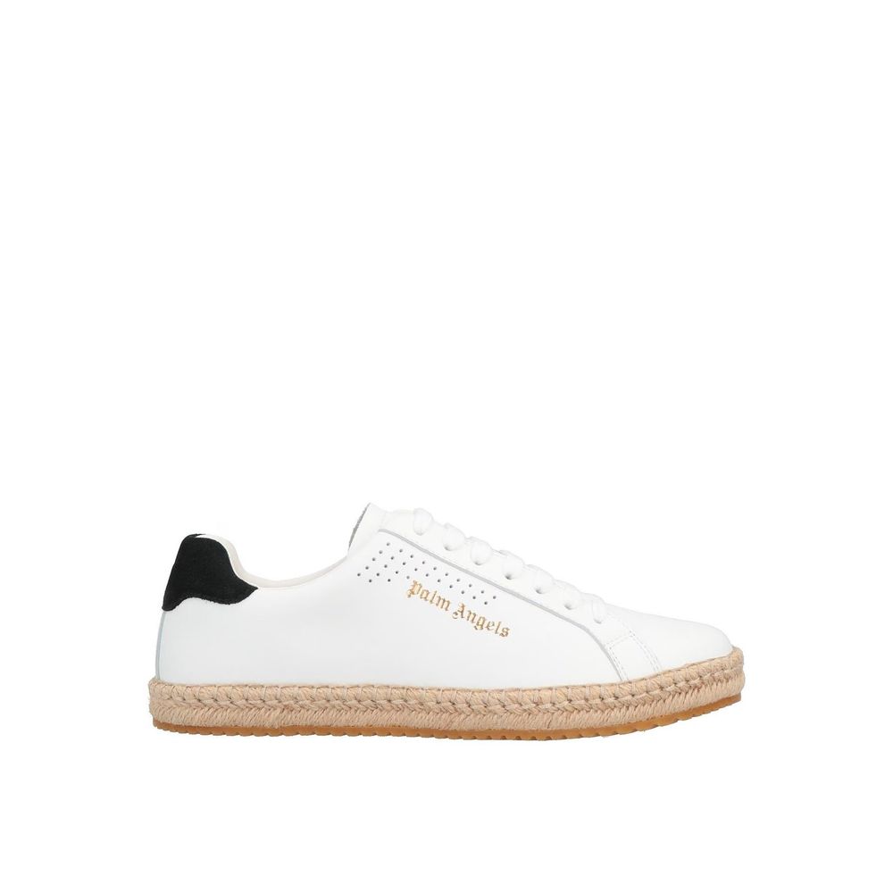 Leather Logo Sneakers - ventzia