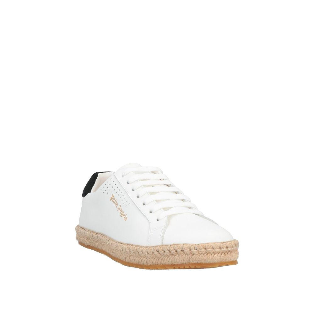 Leather Logo Sneakers - ventzia