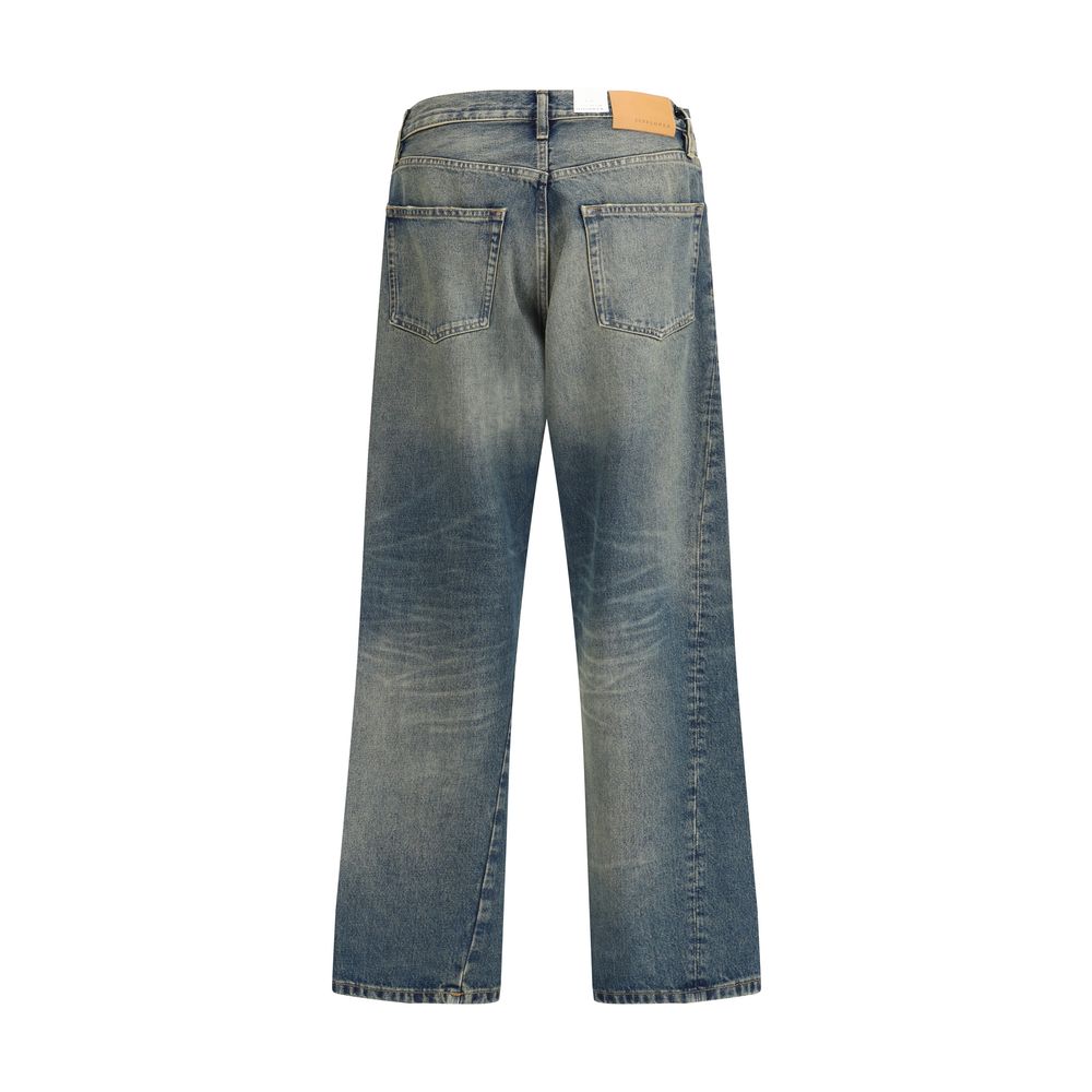 Blue Cotton Jeans Denim - ventzia