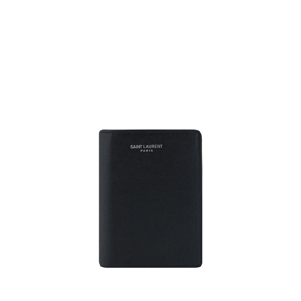 Black Calf Leather Bos Taurus Wallet - ventzia